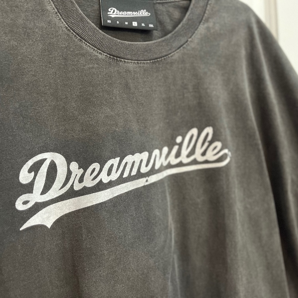 Mens Dreamville Oversized Vintage T-Shirt, Mens size L